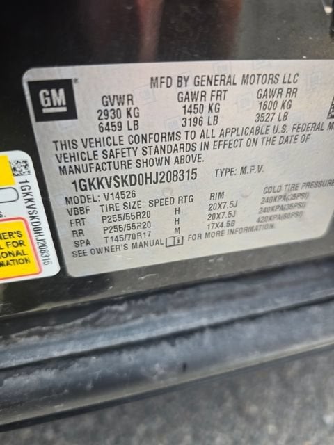 2017 GMC Acadia Limited Limited