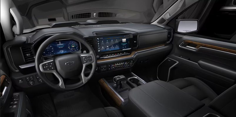 Interior view of 2026 Chevrolet Silverado 1500