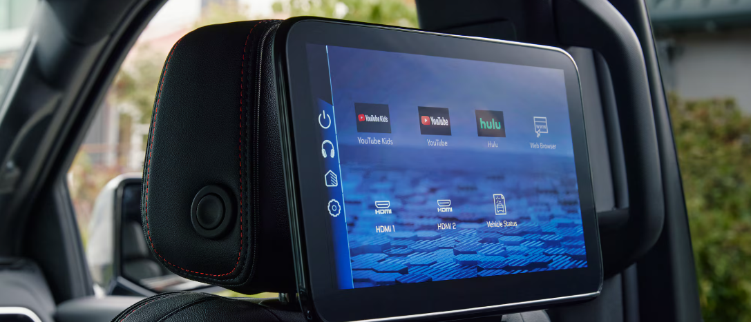 Chevrolet Suburban rear-seat entertainment system